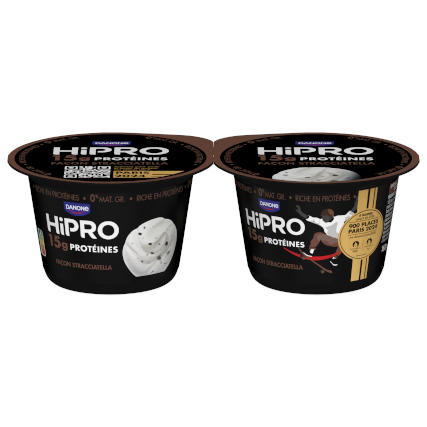 HiPRO stracciatella protéiné 0% mg - Colis de 4 unités de 2x160g